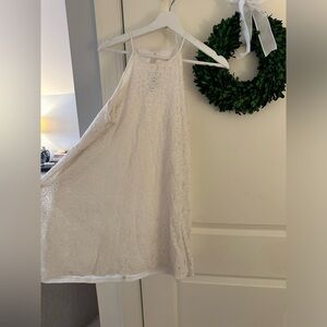 White lace dress